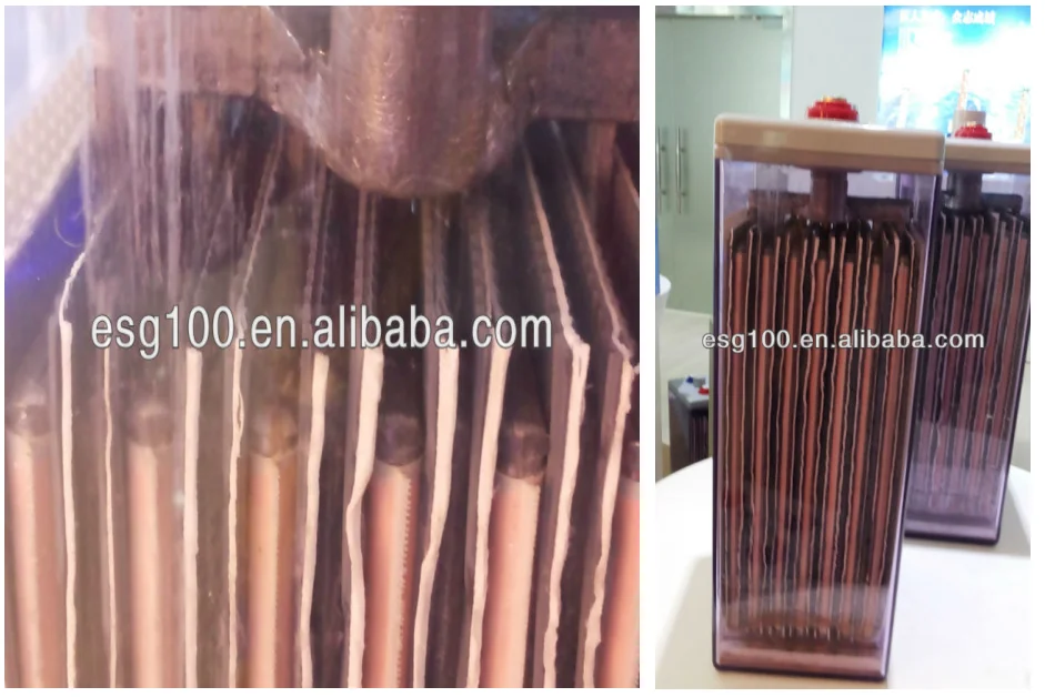 ESG 1000ah lithium battery deep cycle working 2v24V 1200AH1500ah liquid OPZS Tubular batteries