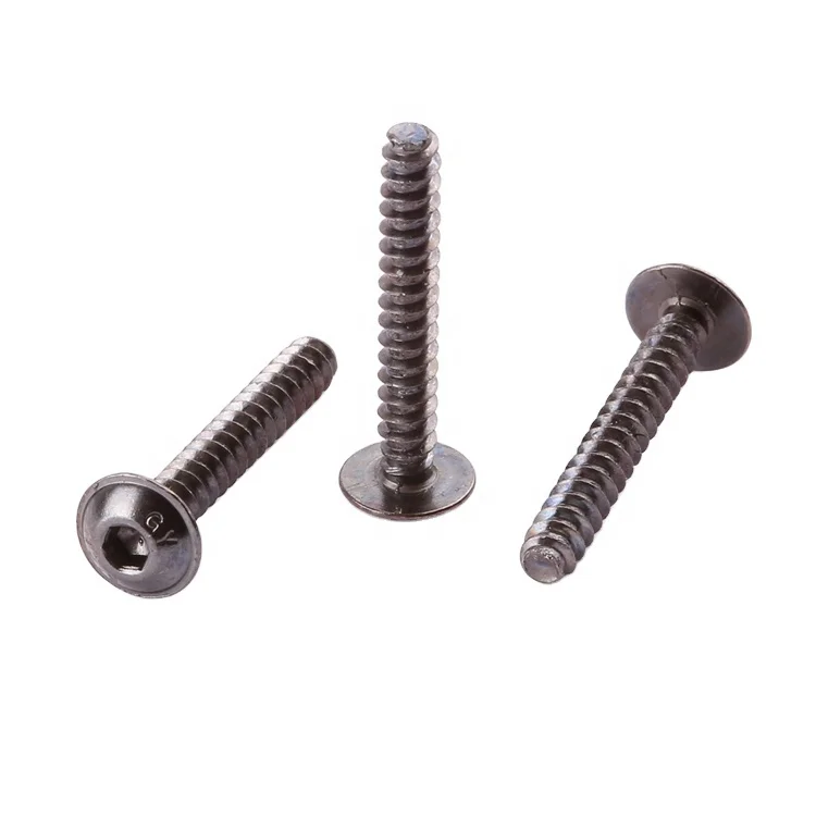 12.9 grade DIN7380 ISO7380 round head hexagon socket screws half round cup screws pan head screws