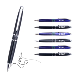 Custom Heavy Metal Ballpoint Pen Business Promotion Novelty Rotate With Logo Printed Laser for Brand Gift