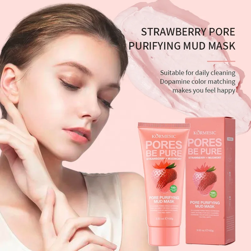 Clay Mask (Tonmaske) 100 G – Tiefenreinigend, Gegen Poren & Akne, Für Trockene Und Unreine Haut