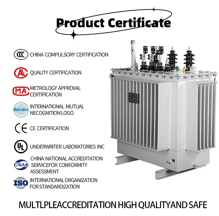 China Factory Hot Sales Customized  10kv 220v Three Phase Oil Immersed Transformers manufacture