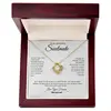Gold Necklace + Card LED Gift Box