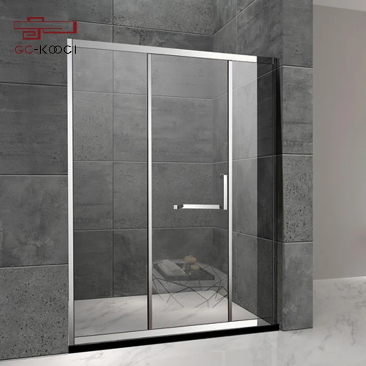 Sliding Shower Enclosure Cubicle Glass Tempered Glass Modern Shower Doors Hotel Straight Sector Polished 3D Model Design 3 Years