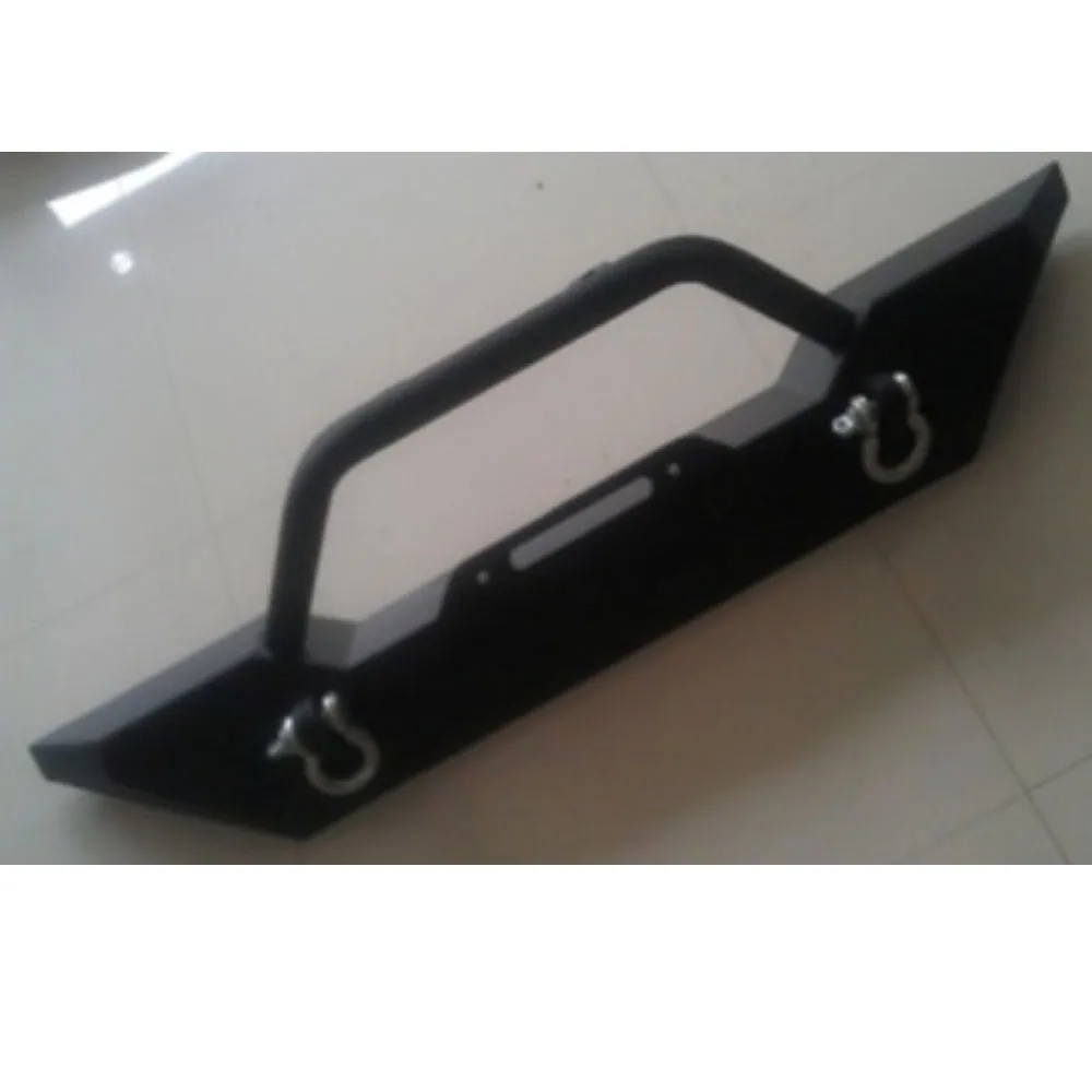 Black Steel Front Bumper With Hooks For Jeep Wrangler Jk 07+ Buy
