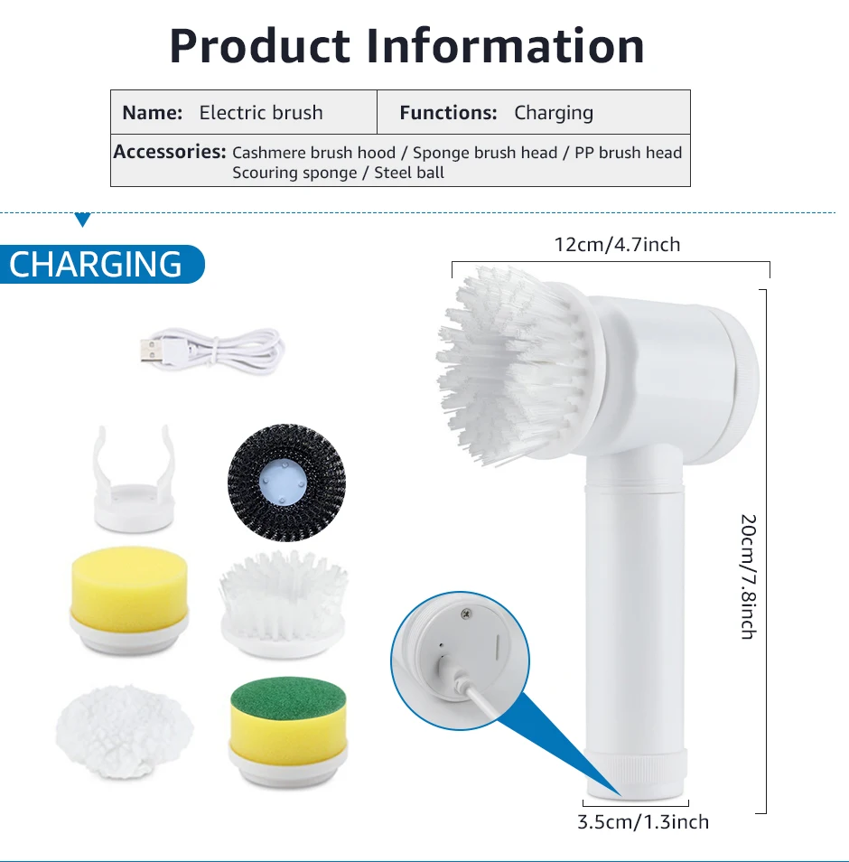 Battery Electric Cleaning Brush Electric Cleaning Brush Rechargeable For Bathroom Buy Electric 8706