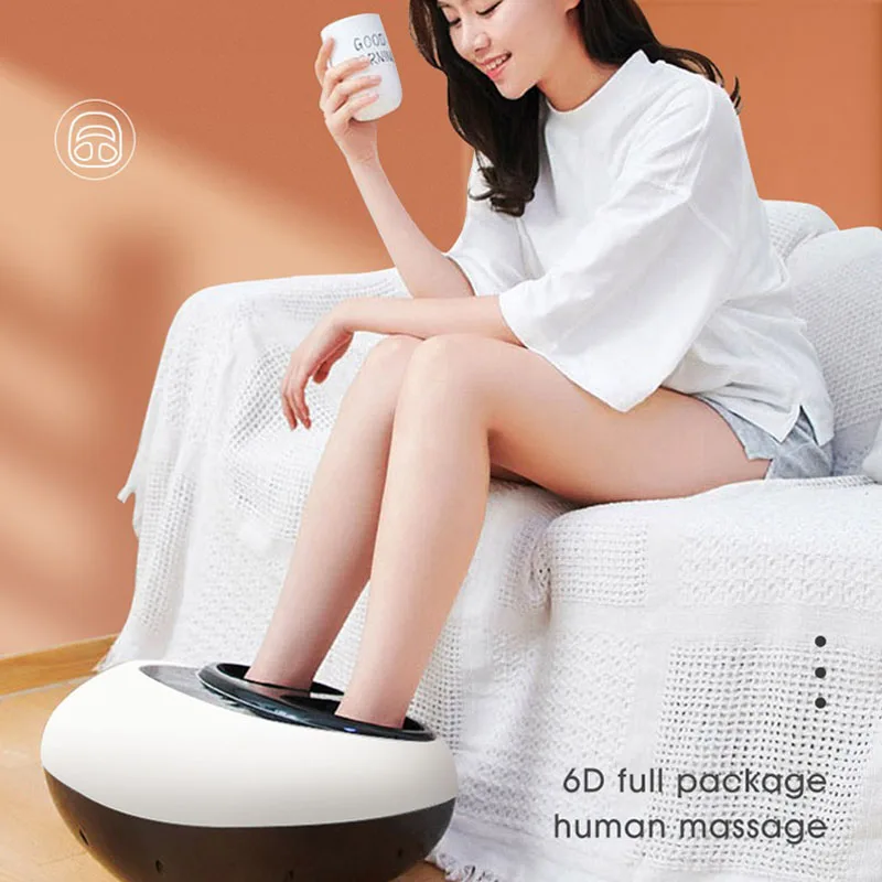 Blood Circulation Big Foot Ankle Massager Pain Relife Machine Video for Relaxation With Heat