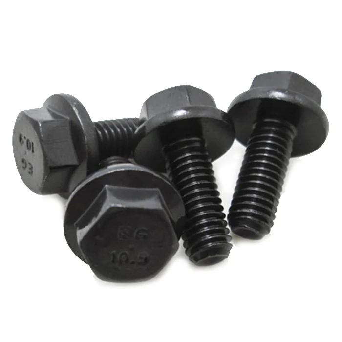Boulon &agrave; bride personnalis&eacute; de 32mm taille 3/8 acier zingu&eacute; taille de filetage m7 boulon de 30mm de long &Eacute;crou &agrave; bride en acier inoxydable SUS316