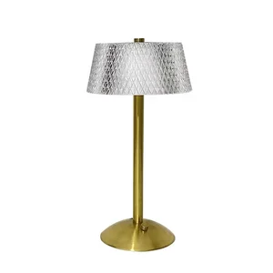 Modern Simple Metal Touch Table Lamp Creative Light Luxury Bedroom Bedside Atmosphere bar Romantic  Lamp