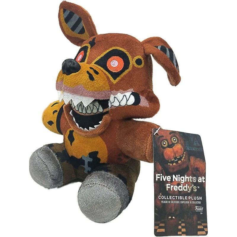 WA33N Ready Stock 25cm FNAF Nightmare Freddy Foxy Bonnie Plush Toys Five  Nights at Freddy's Soft Stuffed Animal Dolls