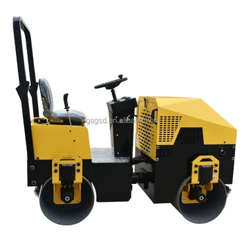 1ton Diesel Double Drum Small Mini Road Roller Machine Compactor Price