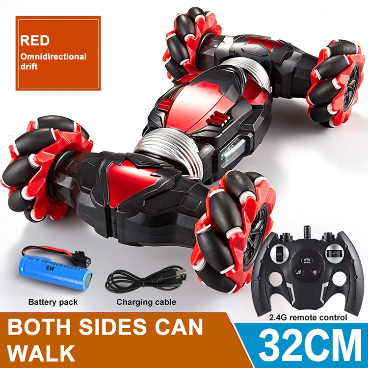 Жестковая индукция твист трюковый автомобиль с дистанционным управлением детский внедорожник электрическая игрушка для скалолазания литиевая батарея цветная коробка 1:4