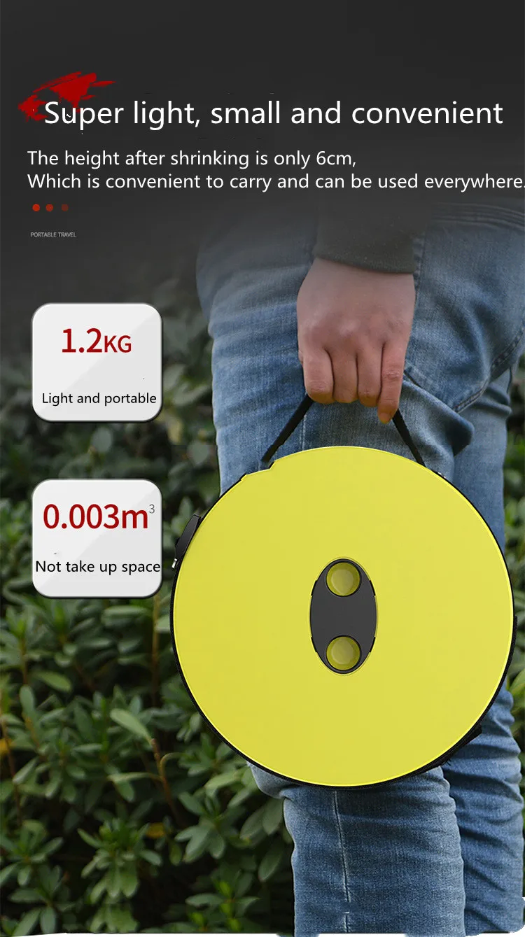 Camping Fishing Garden Folding Stool Plastic Step Stool Retractable