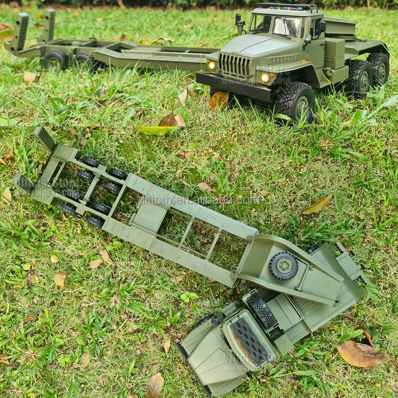 WPL B36-3 2.4G 1/16 RC Simulated Battle Trailer Model