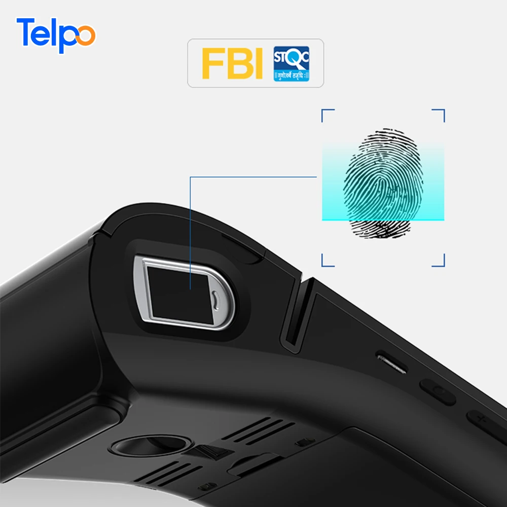 Telpo Android 10 POS Handheld Mobile Credit Card Machine With Printer