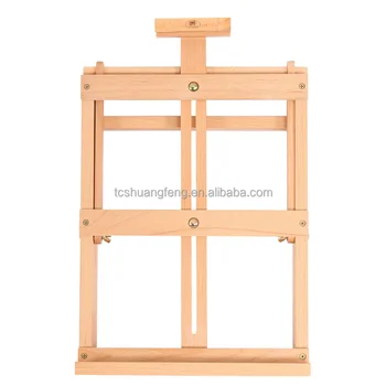 folding h-frame wooden artist tabletop easel