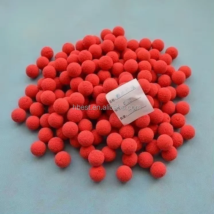 Free Sample Concrete Sponge Rubber Cleaning Ball Soft/medium/hard Pipe ...