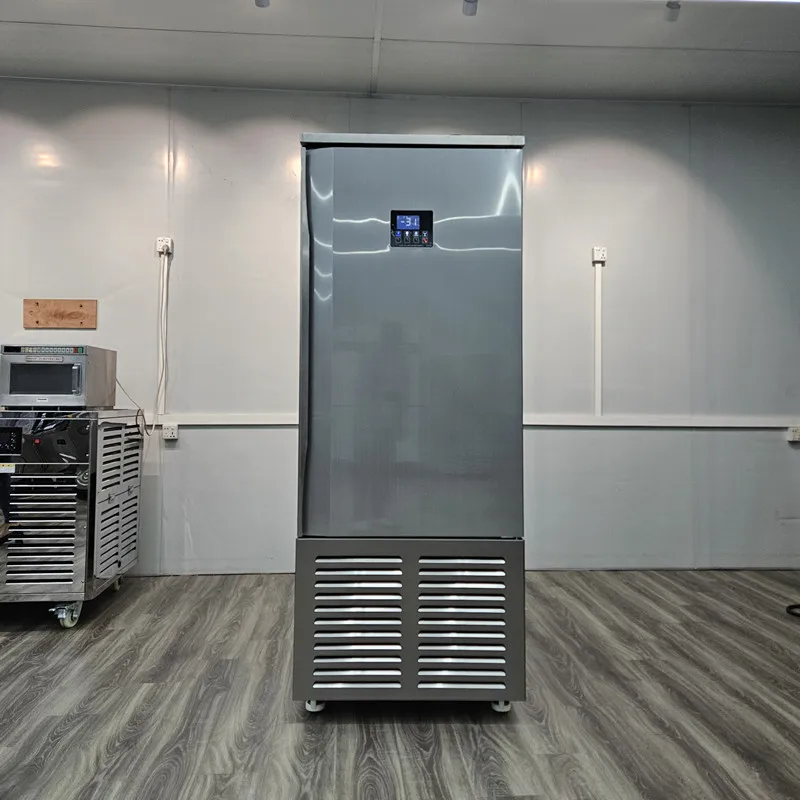 Top or Bottom Mounted Condensing Unit Blast Chiller for Home with Solid Door Quick Freezing Cabinet