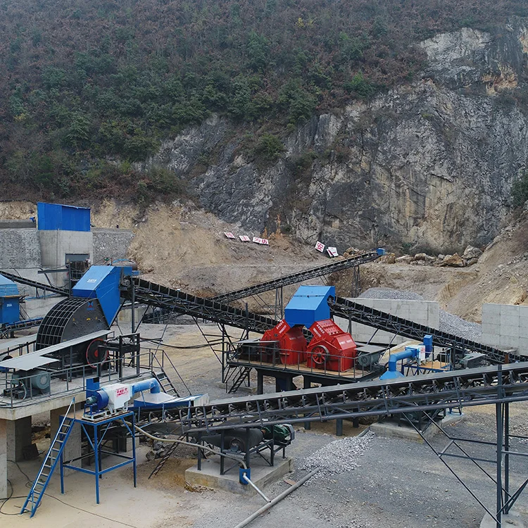 Complete Stone Rock Crusher Machine Factory Price Granite Limestone Gravel Hammer Mill Crusher Aggregate Stone Crushing Plant