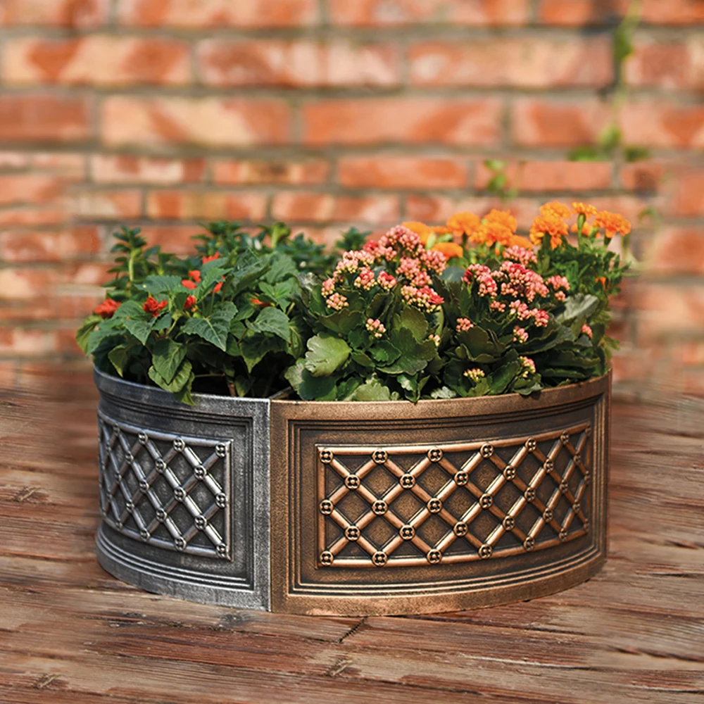 Different Types Black Triangle Shape Plastic Flower Pots
