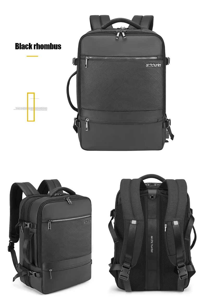 HZZ 2020 Business Mens Charging Backpack USB Multifunctional Backpack 
