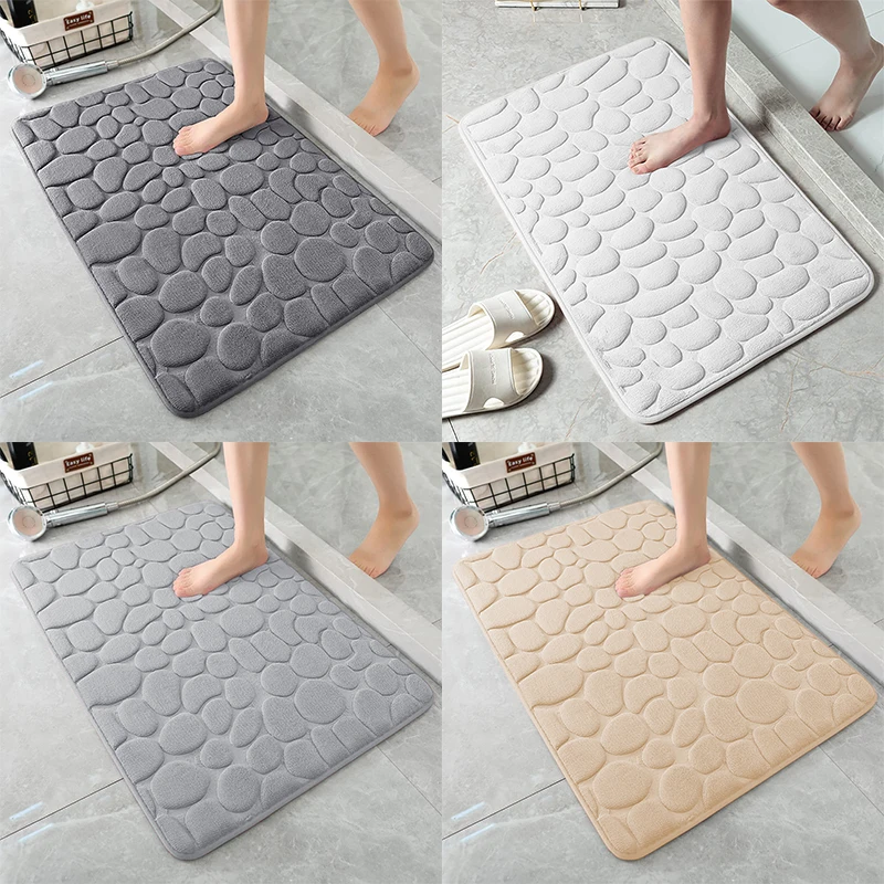 Memory Foam Bath Carpet Mat Rugs Quick Drying Anti Nonslip Super