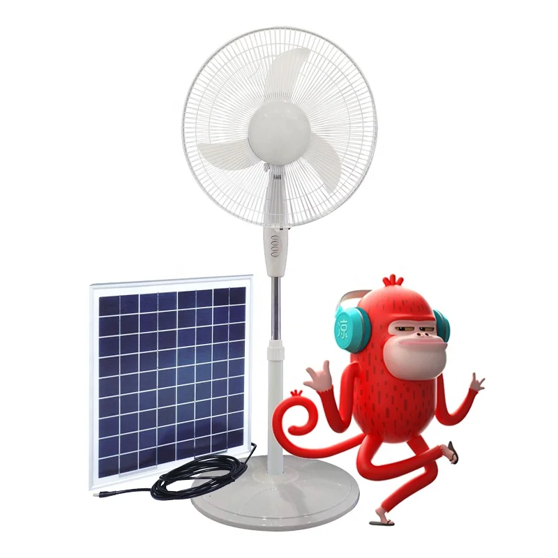 Portable Rechargeable Fan Usb Battery Operated Ventilador Solar 12 Plastic DC Motor 15 Pedestal USB Link Rechargeable Fan