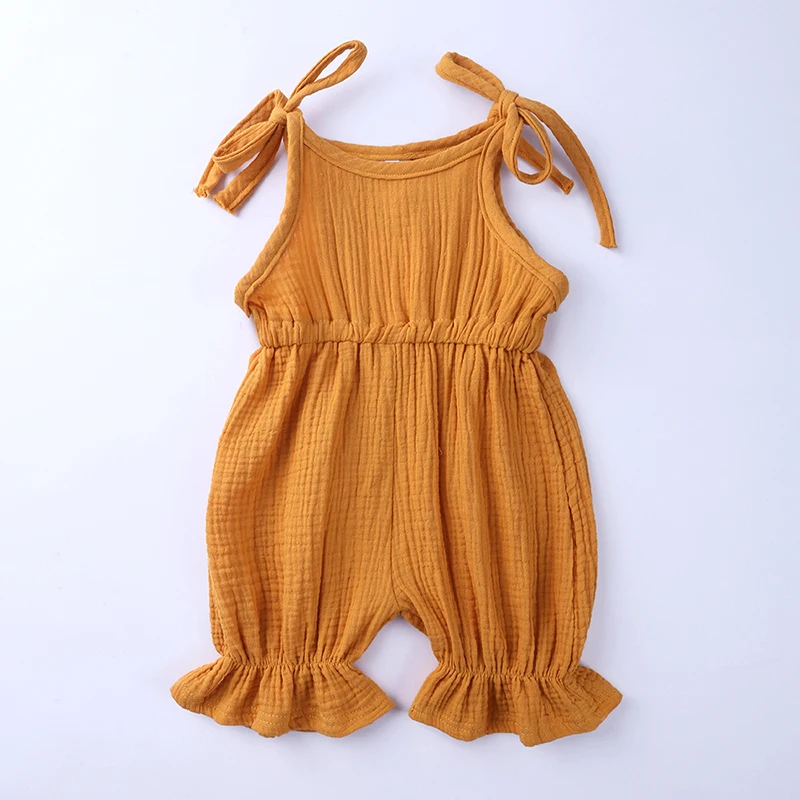 Модная одежда для маленьких девочек, Летний комбинезон