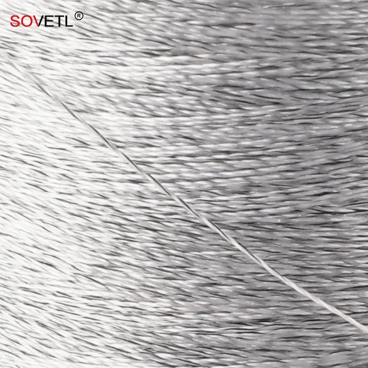 100d/3 Carbon Fiber Antistatic Thread Conductive Yarn For Sewing Buy Conductive Yarn,Carbon