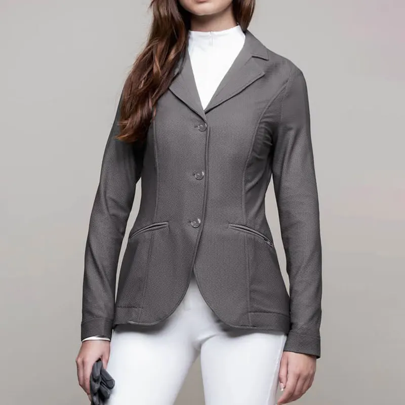 Custom Mesh Women Competition Show Jackets High Quality Breathable