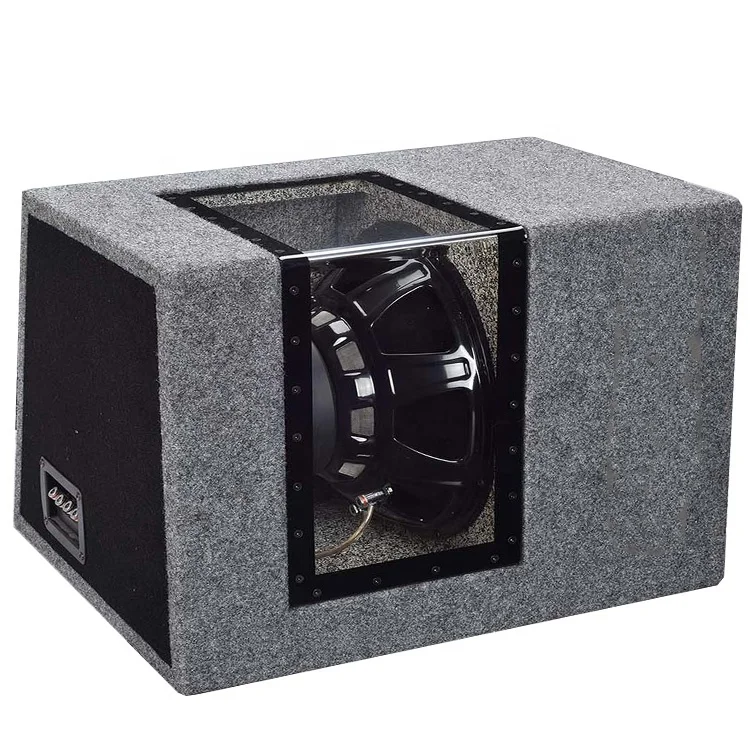 Source High Performance 300w rms car radio speakers 20-500Hz frequency  12inch single subwoofer bandpass on