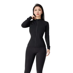 2026 Custom Slim Fit Fall Riding Fitness Women Gym Outdoor Sports Women's Jackets Sets Yoga Wear