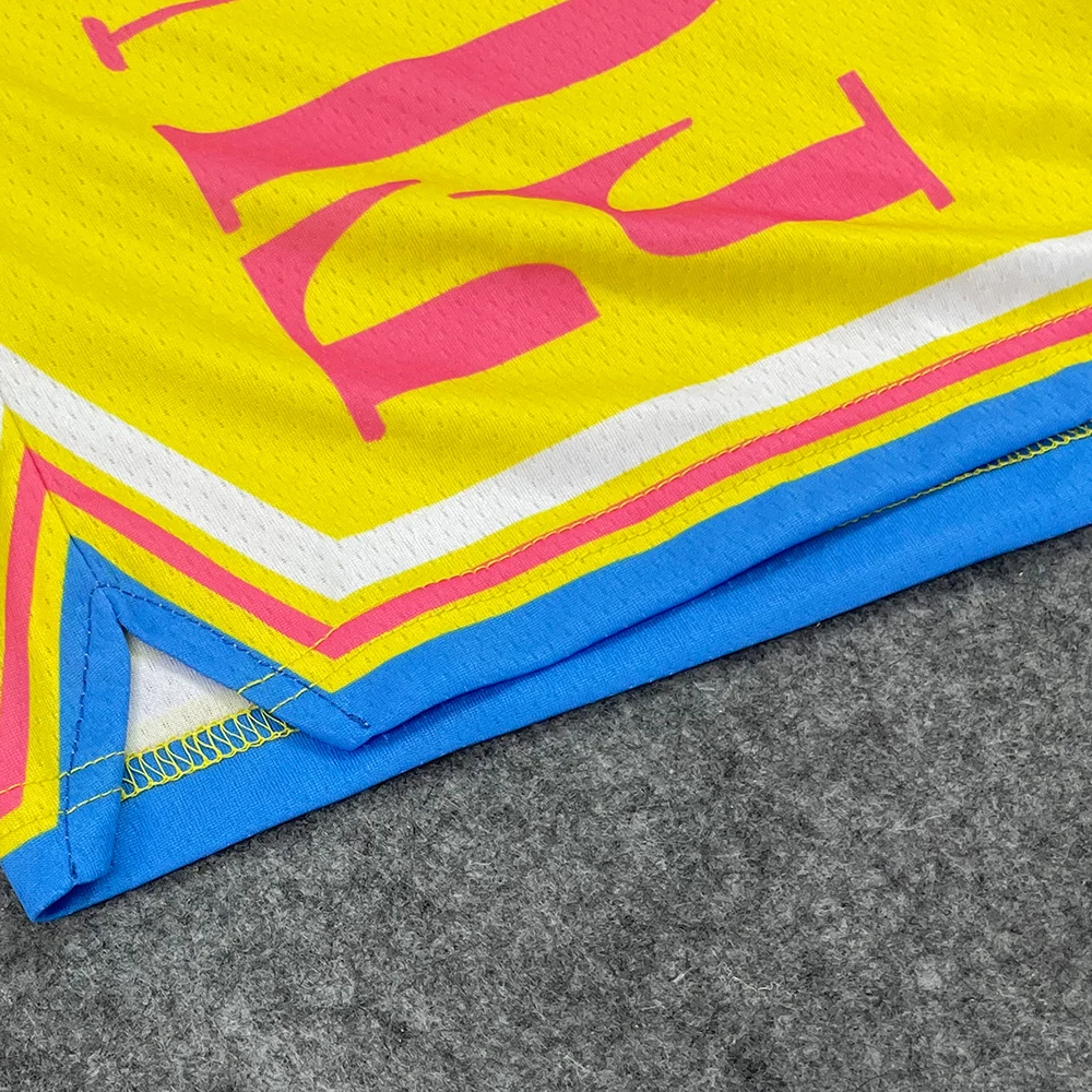 Custom Personal Logo Basketball Shorts With Two Pockets Classic Print