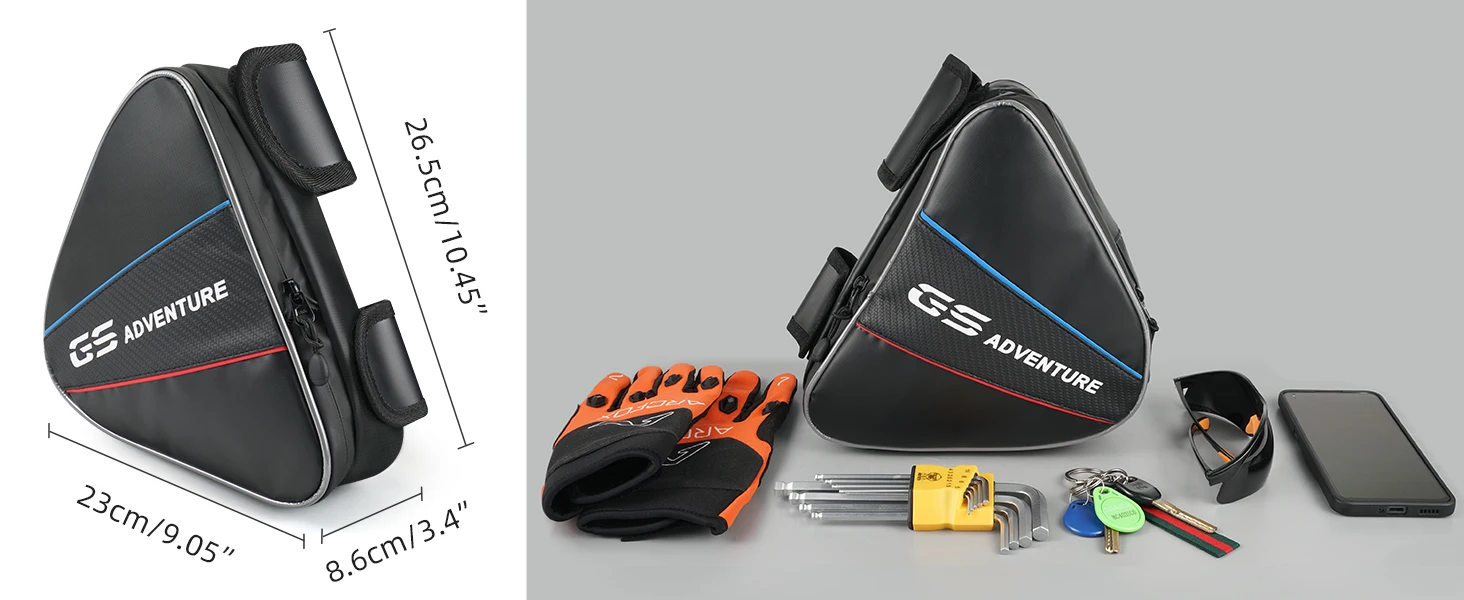 Nicecnc Frame Crash Bar Tool Bag For Bmw R1200gs Lc 20142020 R1250gs