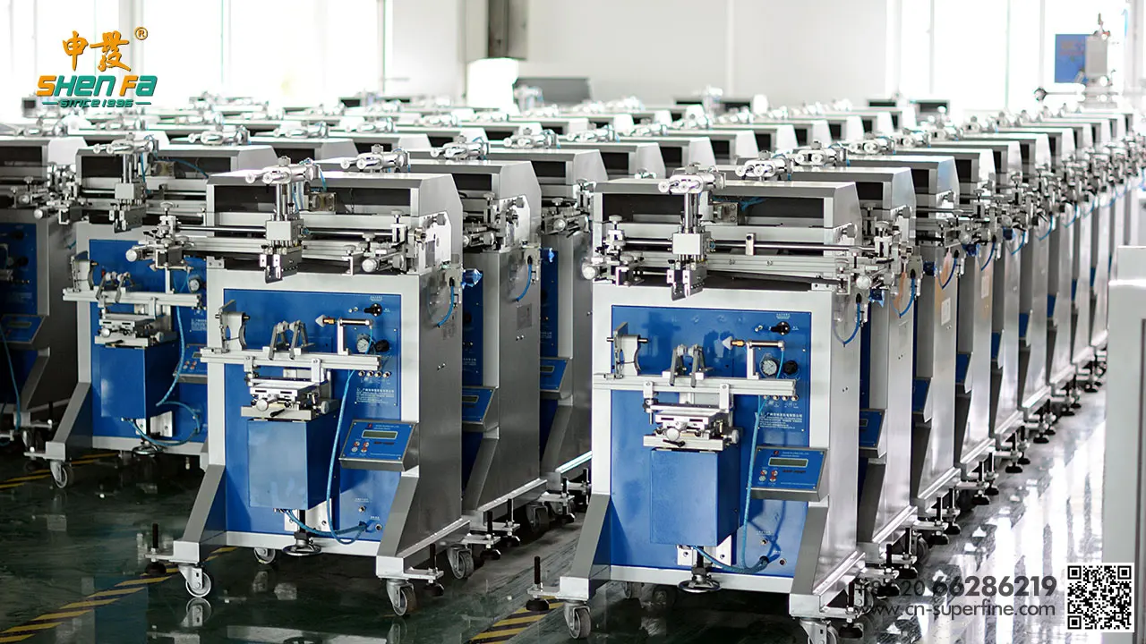 Multi-Functional Semi-Automatic Screen Printing Machine for Cylindrical Printing with UV Drying
