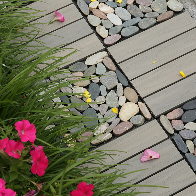 Natural Colored Stone Decking Tileinterlocking Or Joint Tile Tap & Go