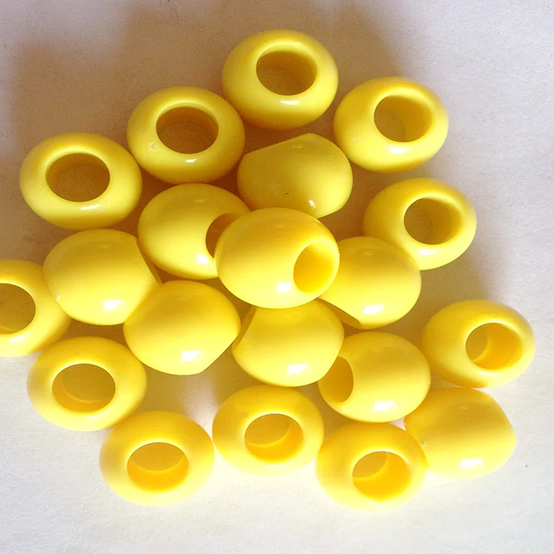 Factory Customize Large Hole Plastic Beads For Children Diy Jewelry