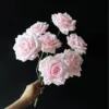 Rosa di diamanti rosa a 7 teste