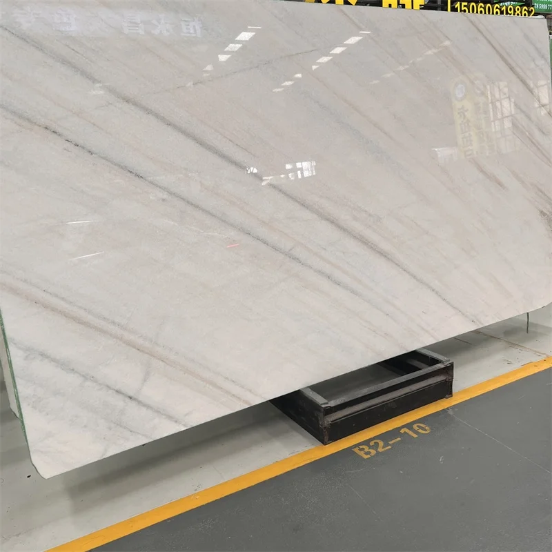 Factory Price China Diao White Marble Slab With Black Veins China New Panda White Marble Tiles For Wall Decor