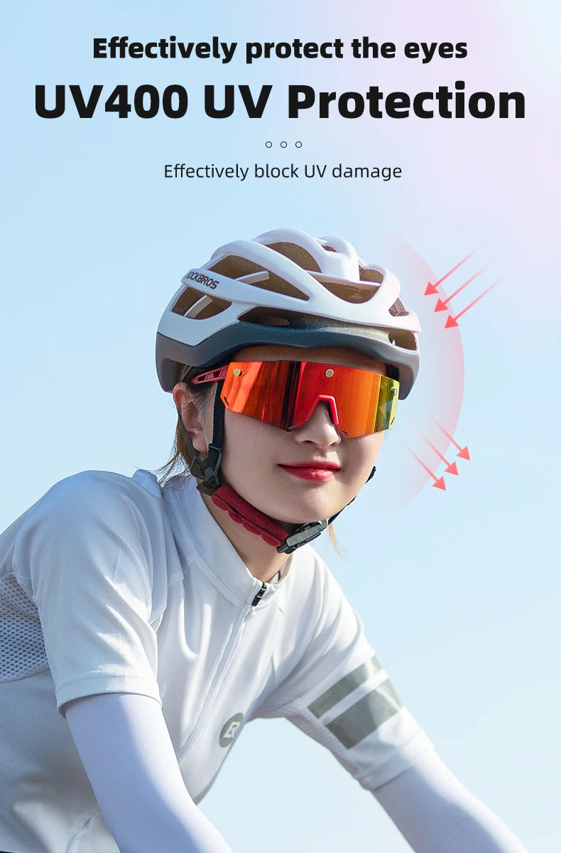 Rockbros Bicycle Sunglasses Changepiece Split Hd Large