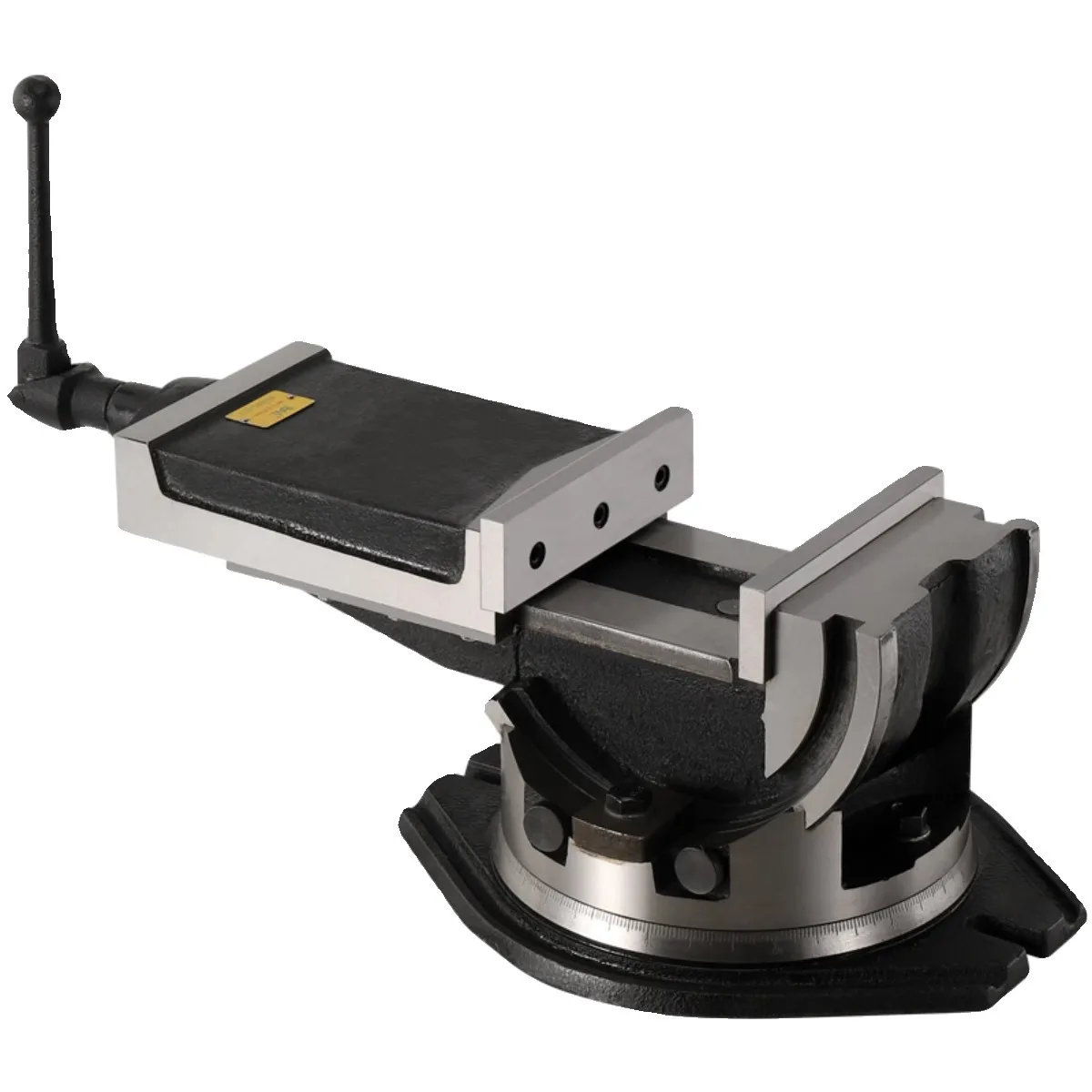 TEBAK Rotating Inclined Bench Vise 4 Inches, 5 Inches, 6 Inches, Heavy-duty Machine Use Flat Jaw Vise