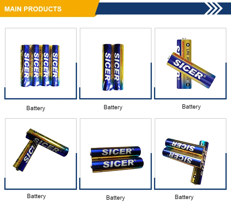 Customized high quality Dry Battery 1.5V 3A AAA LR03 AM4 Alkaline Batteries