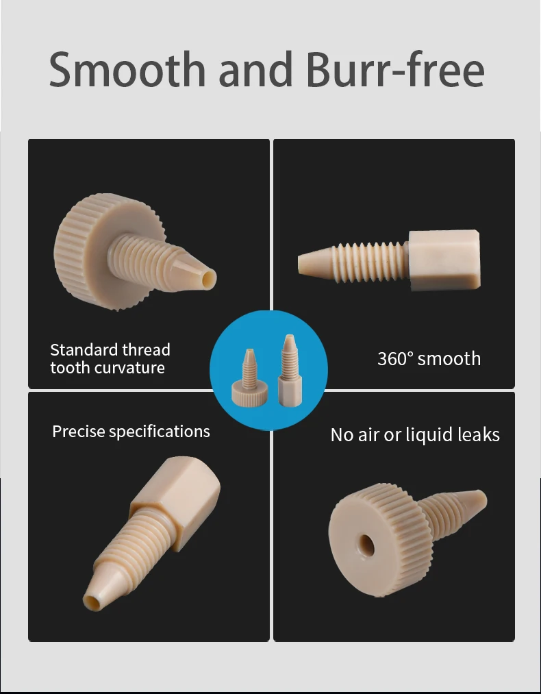 Hplc Systems High Pressure Peek Fingertight Fittings Holding Capability