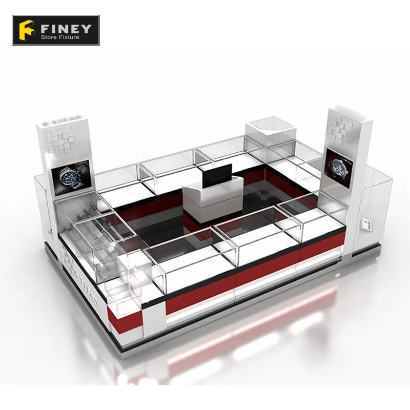 Customized Kiosk Watch Price Retail Display Solutions