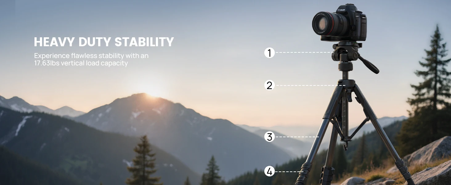 Heavy Duty Camera Mount Stand Build Quality
