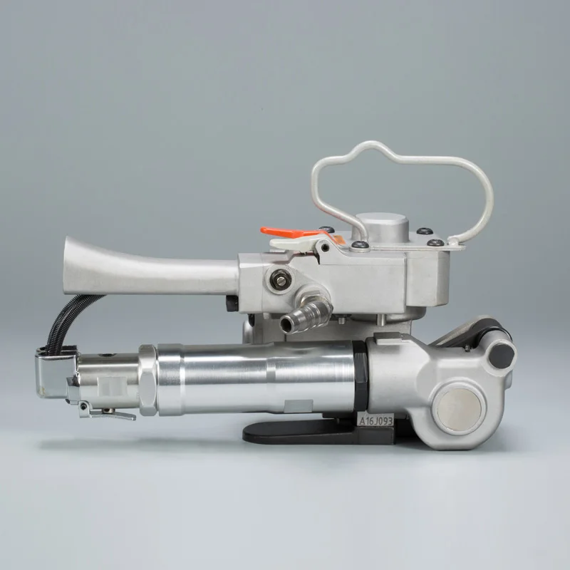 Small Hand Semi Automatic Carton Box Case Pneumatic Tool Handheld Tensioner Pp Pet Strapping Machine