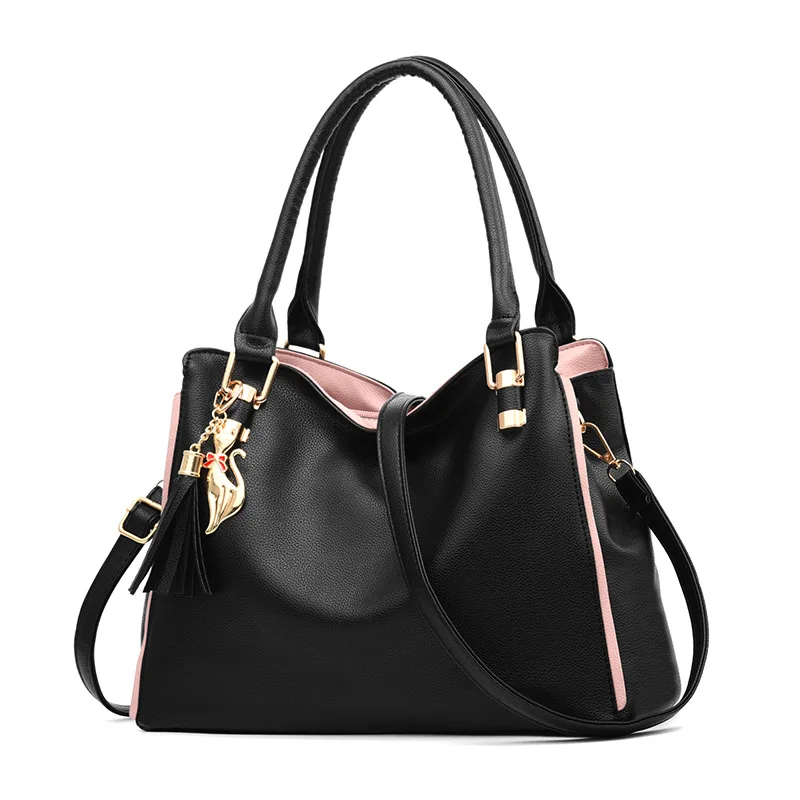 Wholesale TD1161 Fashion Totes Simple Trapeze Women Messenger Shoulder Bag Large Elegance Women Handbag Manufacturer