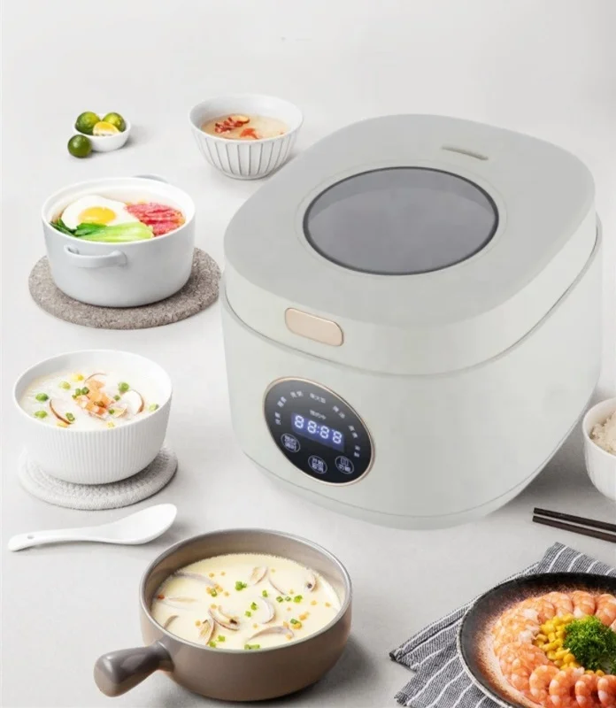 Cuckoo New Style Digital Rice Cooker Electric Multifunction Kitchen Cooker with Double Pot Microwave Rise Housed in Plastic