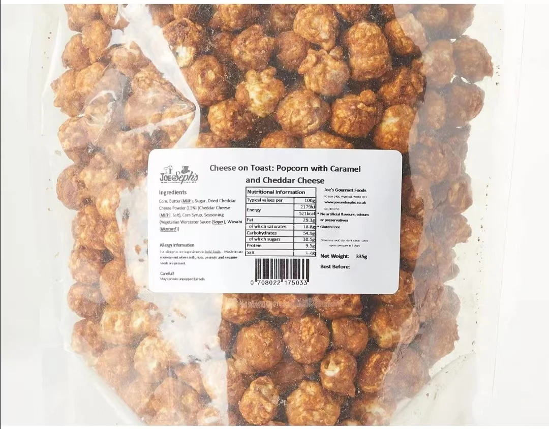Custom Waterproof QR Code Food Labels Gluten-Free Food Label Printing ...