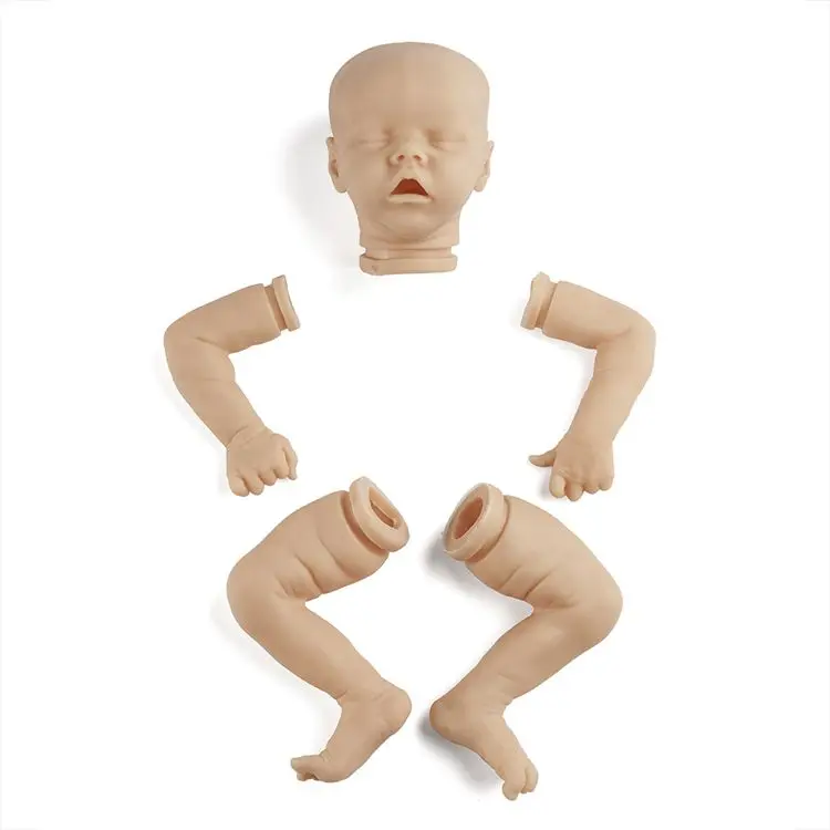 18 дюймовые неокрашенные куклы-Реборн, мягкие виниловые наборы кукол-реборн