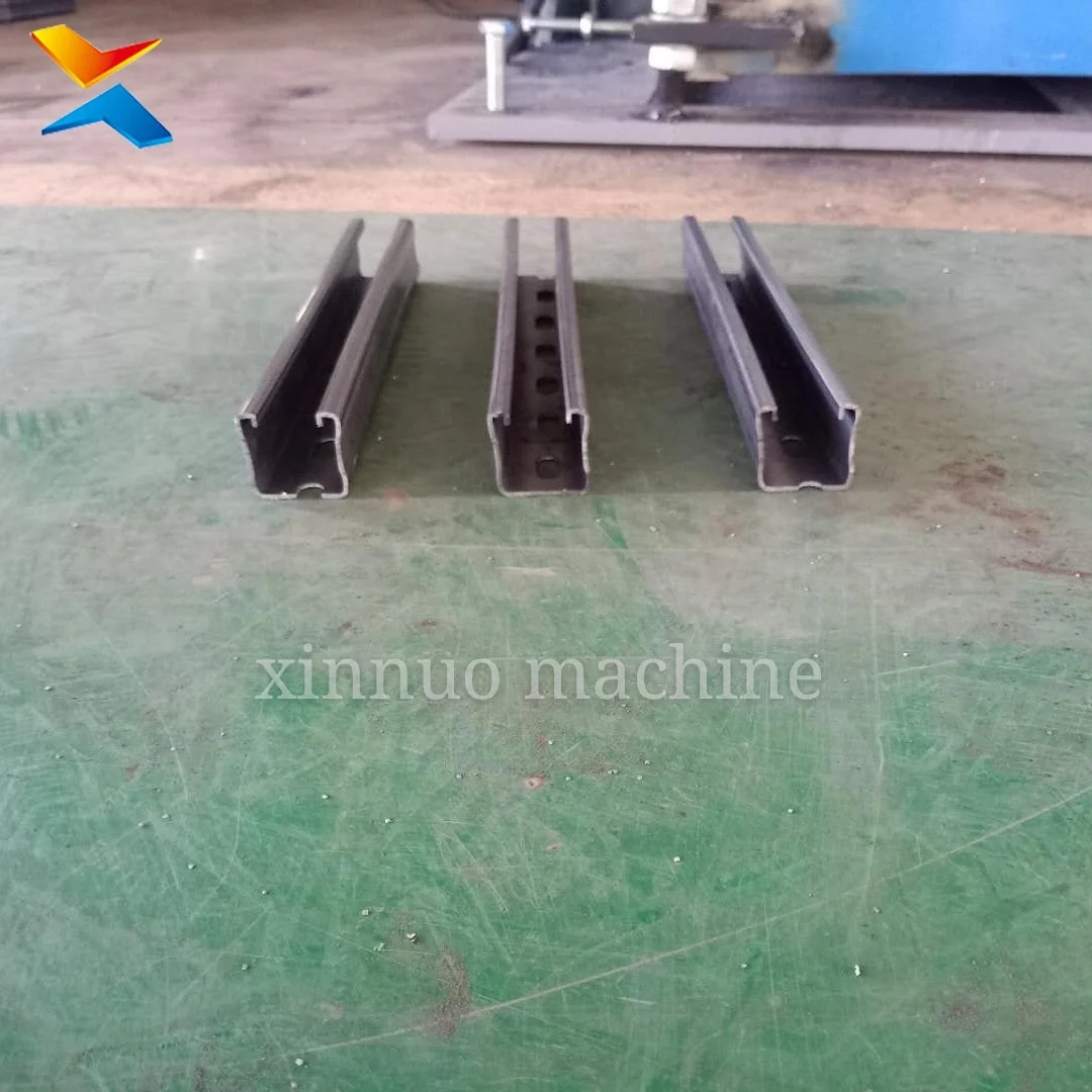 Solar Panel Ground Mount Bracket Making Machine Production Line C Strut Channel Roll Forming Machine
